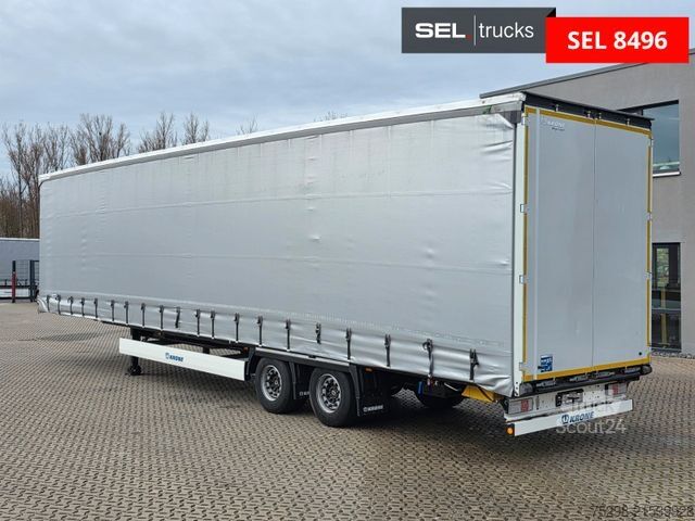 Open semitrailer with tarp KRONE SZ