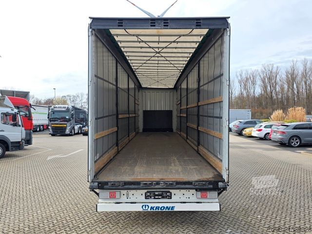 Open semitrailer with tarp KRONE SZ