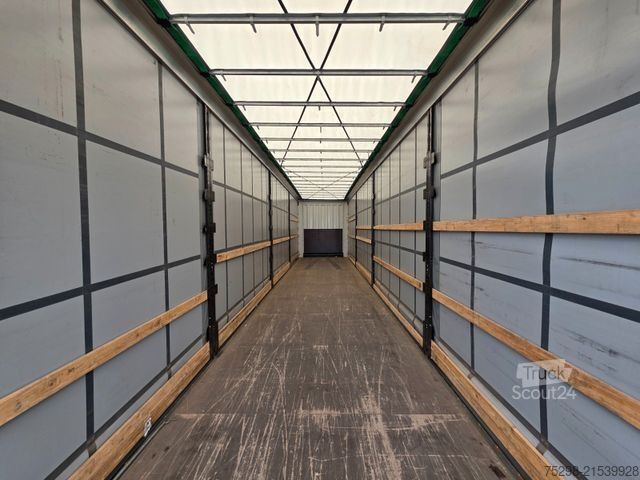 Open semitrailer with tarp KRONE SZ