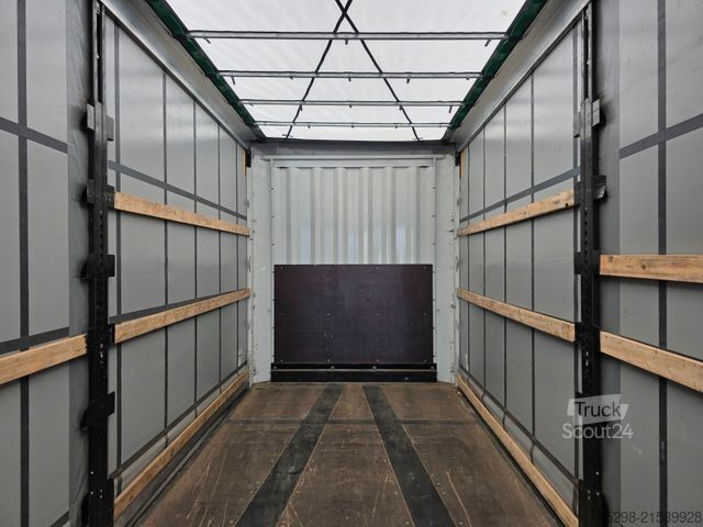Open semitrailer with tarp KRONE SZ