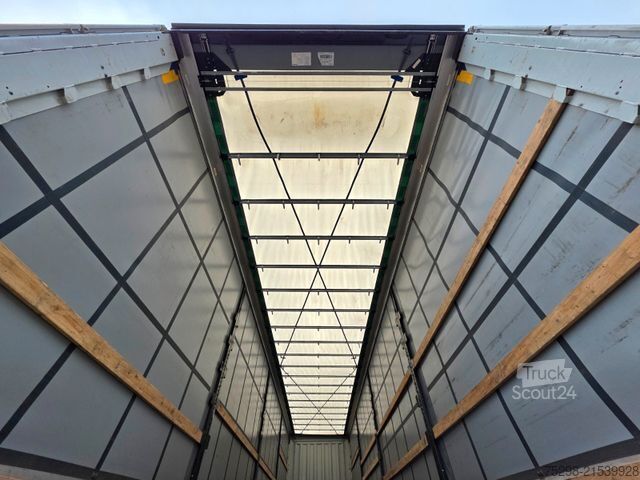 Open semitrailer with tarp KRONE SZ