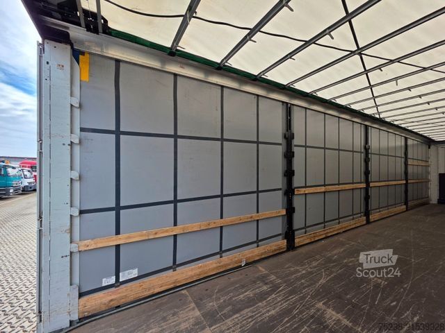 Open semitrailer with tarp KRONE SZ