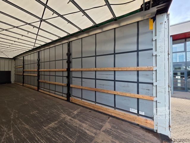 Open semitrailer with tarp KRONE SZ