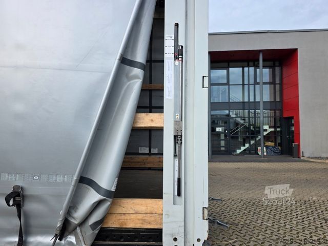 Open semitrailer with tarp KRONE SZ