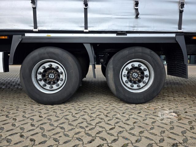 Open semitrailer with tarp KRONE SZ
