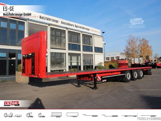 Working platform semitrailer KÖGEL Multi Chassis. verstärkt, Rungen