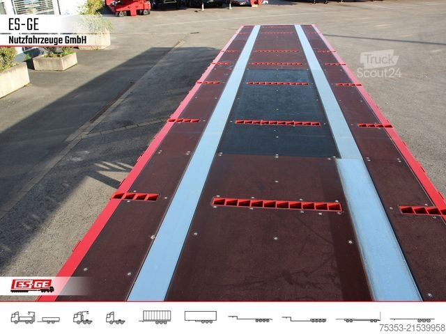 Working platform semitrailer KÖGEL Multi Chassis. verstärkt, Rungen