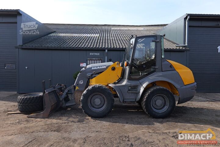 Nakladalnik Ahlmann AZ75 Palletvorken - puinriekbak - Nokian banden...