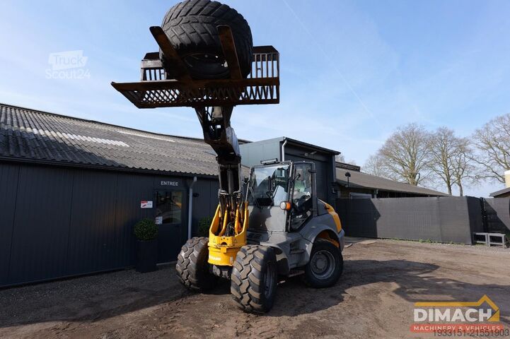 Nakladalnik Ahlmann AZ75 Palletvorken - puinriekbak - Nokian banden...