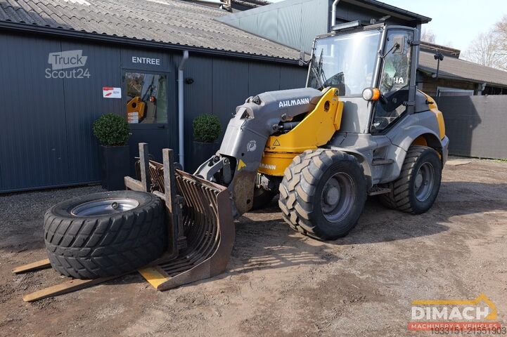 Nakladalnik Ahlmann AZ75 Palletvorken - puinriekbak - Nokian banden...