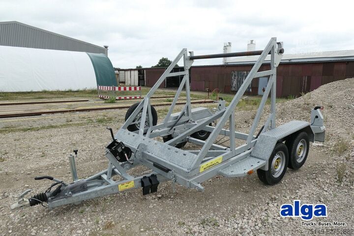 Reboque para automóvel Wark W352 3500T, Kabeltrommel, Verzinkt, Tandem