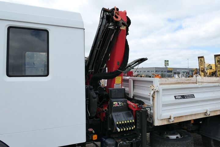 Kolmisivuinen kippiauto MAN 12.180 LE BB 4x2, DOKA, Palfinger PKG 7001