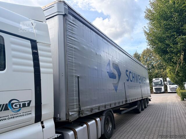 Semitrailer KÖGEL Mega Light Plus Lift 2x Fast Slider, SAF