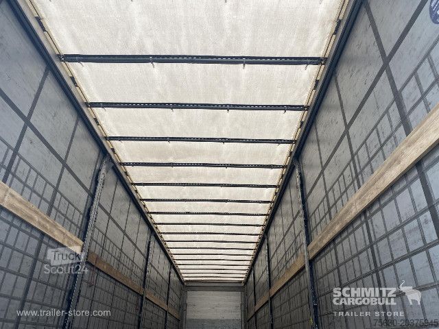 Open oplegger met zeil Schmitz Cargobull Semitrailer Curtainsider Standard Hayon