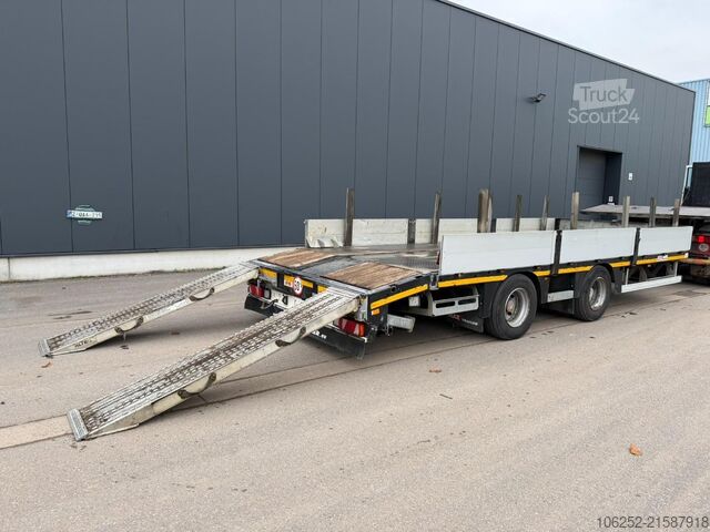 Žemas krautuvas FAYMONVILLE MAX Trailer 2-AXES LOWLOADER 21T - ALU RAMPS - ...
