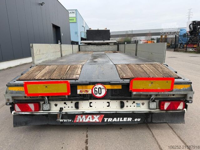 Žemas krautuvas FAYMONVILLE MAX Trailer 2-AXES LOWLOADER 21T - ALU RAMPS - ...
