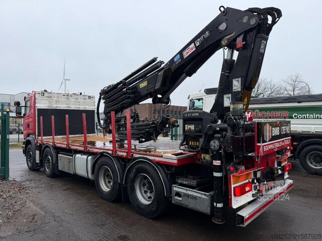 Krano sunkvežimis Scania R490 8x4 + CRANE HIAB 377 E-4 HIPRO + JIB 100 X...