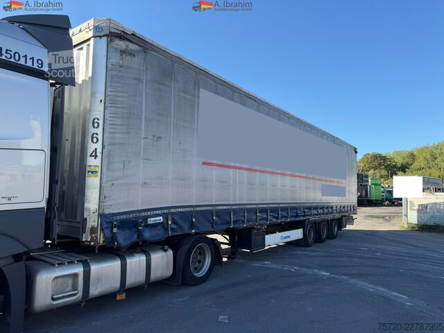 Otvorený náves s plachtou Krone SD Megatrailer Hubdach SAF Achsen Liftachse